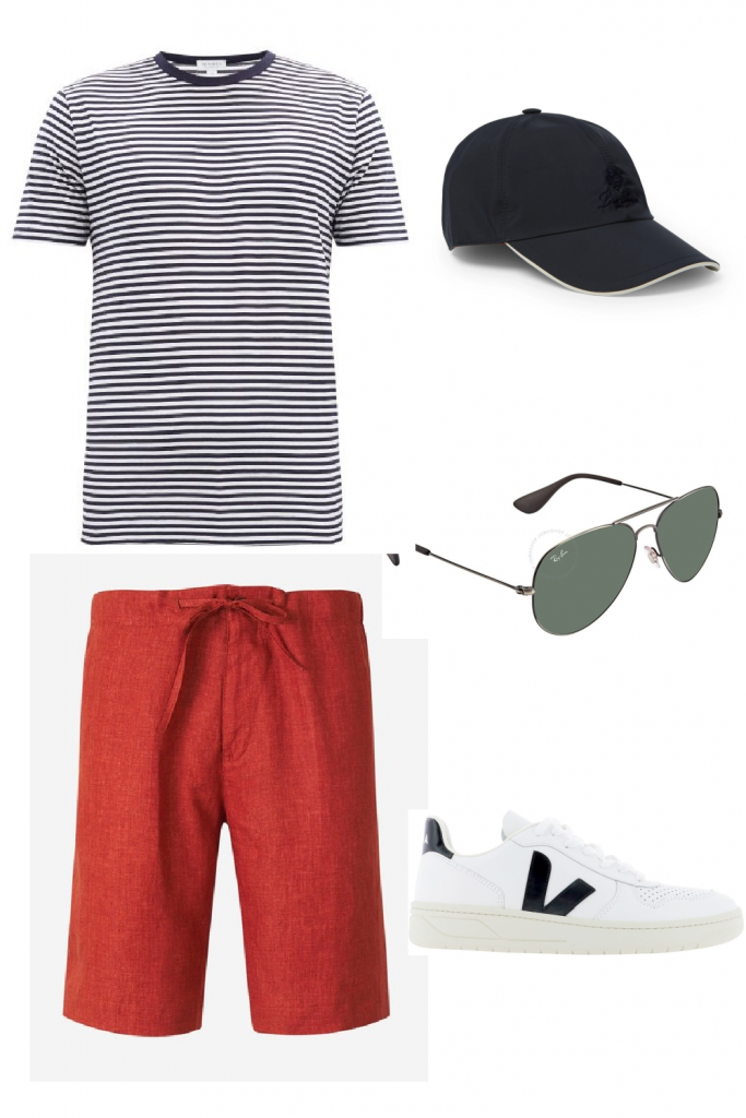 Weekend outfit, color shorts men, color shorts, july 4th outfit, weekend outfits, weekend outfit men, 